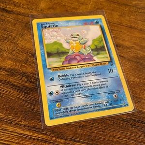 Base Set Squirtle Pokémon